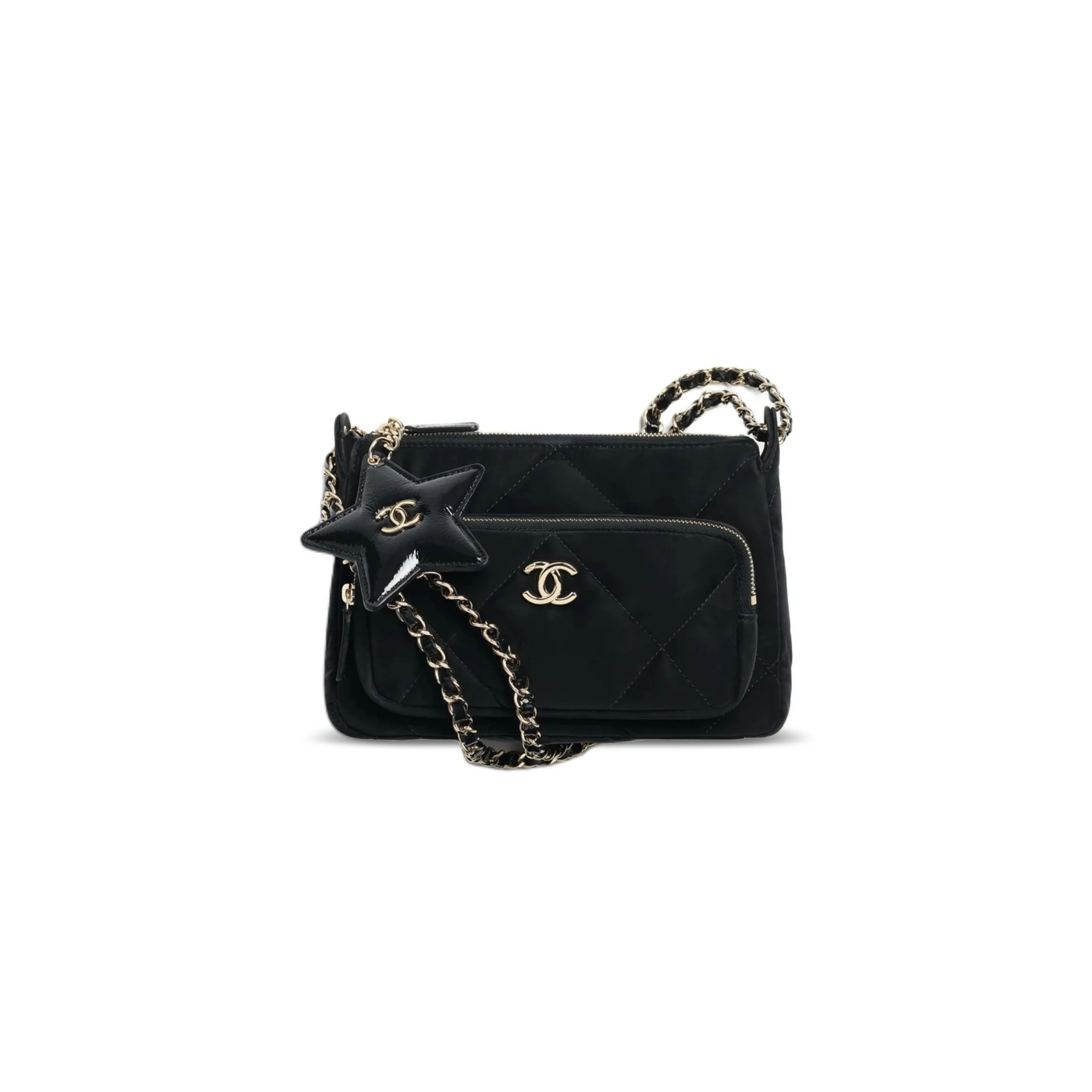 CHANEL MASTER 25N MINI CLUTCH WITH CHAIN AS4772 (17.5*15*9.5cm)